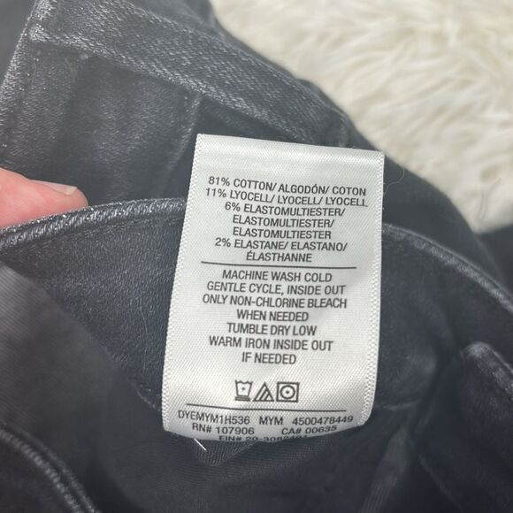 HUDSON Jeans Holly Washed Black Flare Denim Women’s Size 33 - Picture 10 of 14